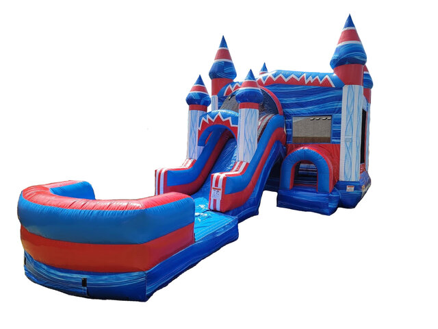 Star Castle Bounce House with Slide