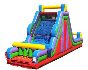 New Rainbow 19'H Rock Climb Dry Slide