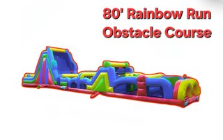 New Rainbow Run Obstacle Course