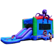 Octopus Combo slide and bouncer wet/ dry 15ft x 23ft 