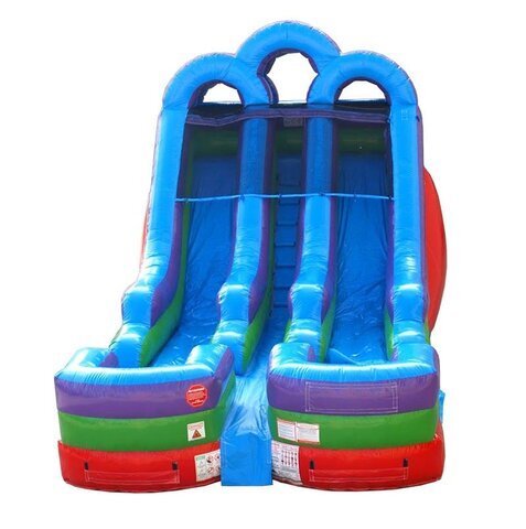 15 FT Tall Dual Lane Primary Slide