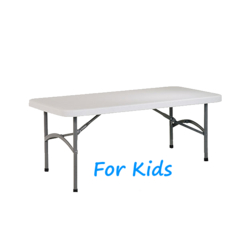 KIDS RECTANGULAR RESIN TABLE RENTAL