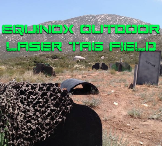 20 Player Gold Star Outdoor Laser Tag Event