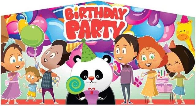 Happy Birthday Party Art Panel