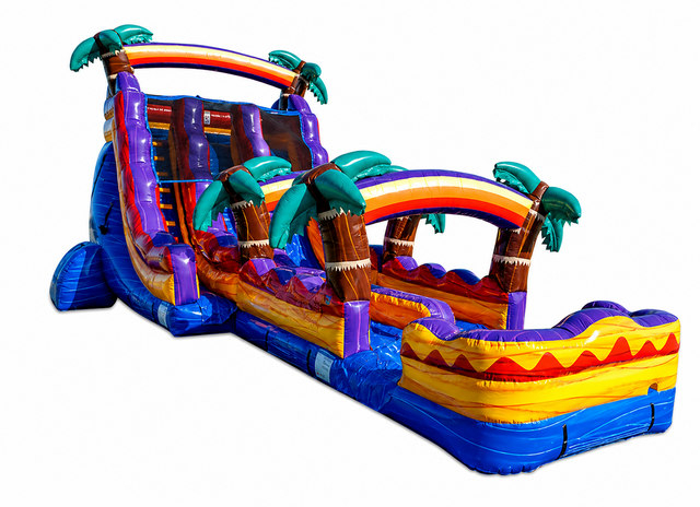 18ft Mauna Lua Dual Lane with Slip N Slide