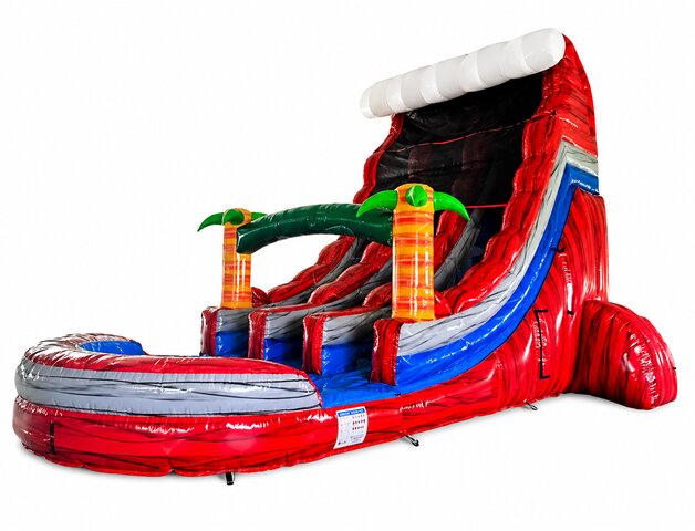 20ft Red Lava Dual Lane