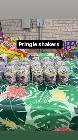 Customized Pringle Shakers 1 dozen