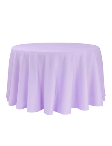 Lavender Round Linen 120in