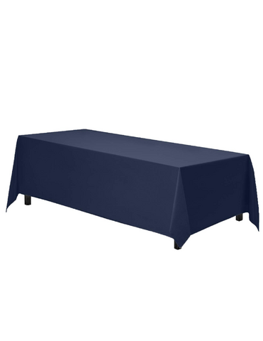 Navy Blue Rectangle Linens