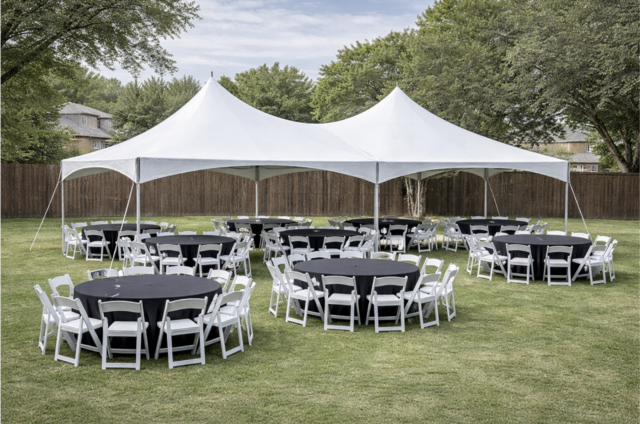 20X40 HIGH PEAK TENT PACKAGE