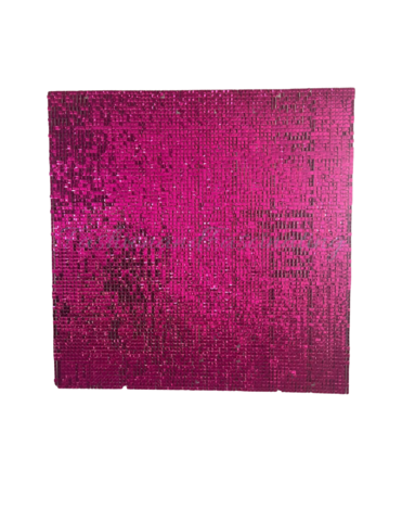 Hot pink shimmer wall 