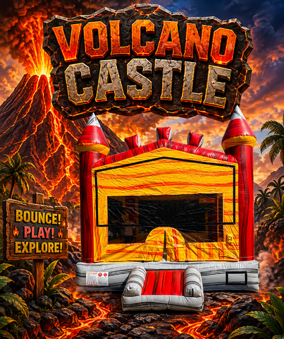 Volcano Castle Bounce House