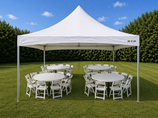 20X20 High Peak Tent Package 