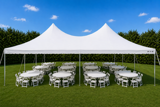 20X40 High Peak Tent Package
