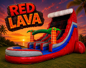 20ft Red Lava Dual Lane