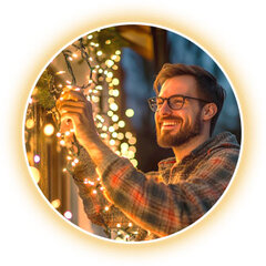 Christmas Light Installation