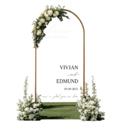 Mirror Welcome Sign