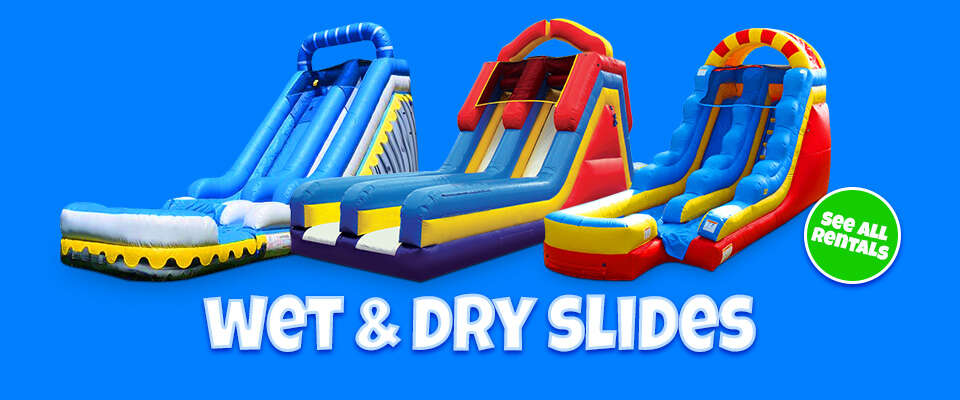 Inflatable slide rentals in Orange County, CA