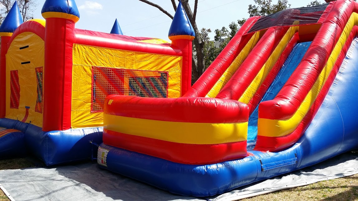 Retro Velcro Wall & Slide Combo - Inflatable Rental - Funtime Inflatables