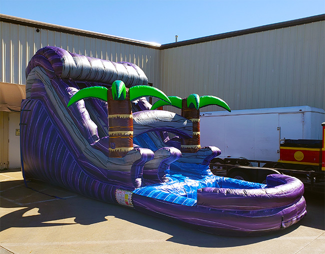 Purple Crush 14Ft Water Slide | Fun Times Party Rental