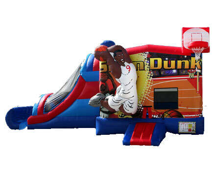 3D Basketball Bounce House