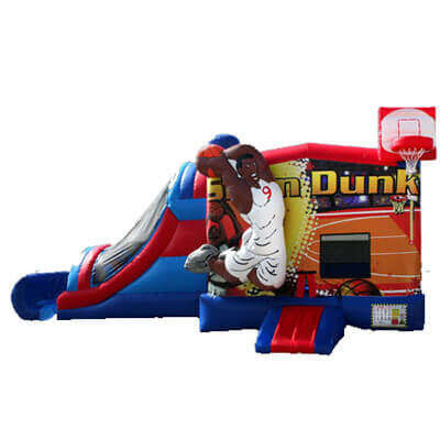 3D Basketball Bounce House