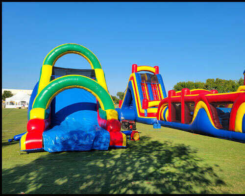 Obstacle course rental ideas for parties school events and festivals
