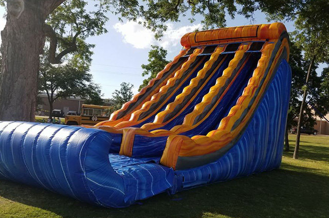 Triple Lane Water Slide Rental in Wylie