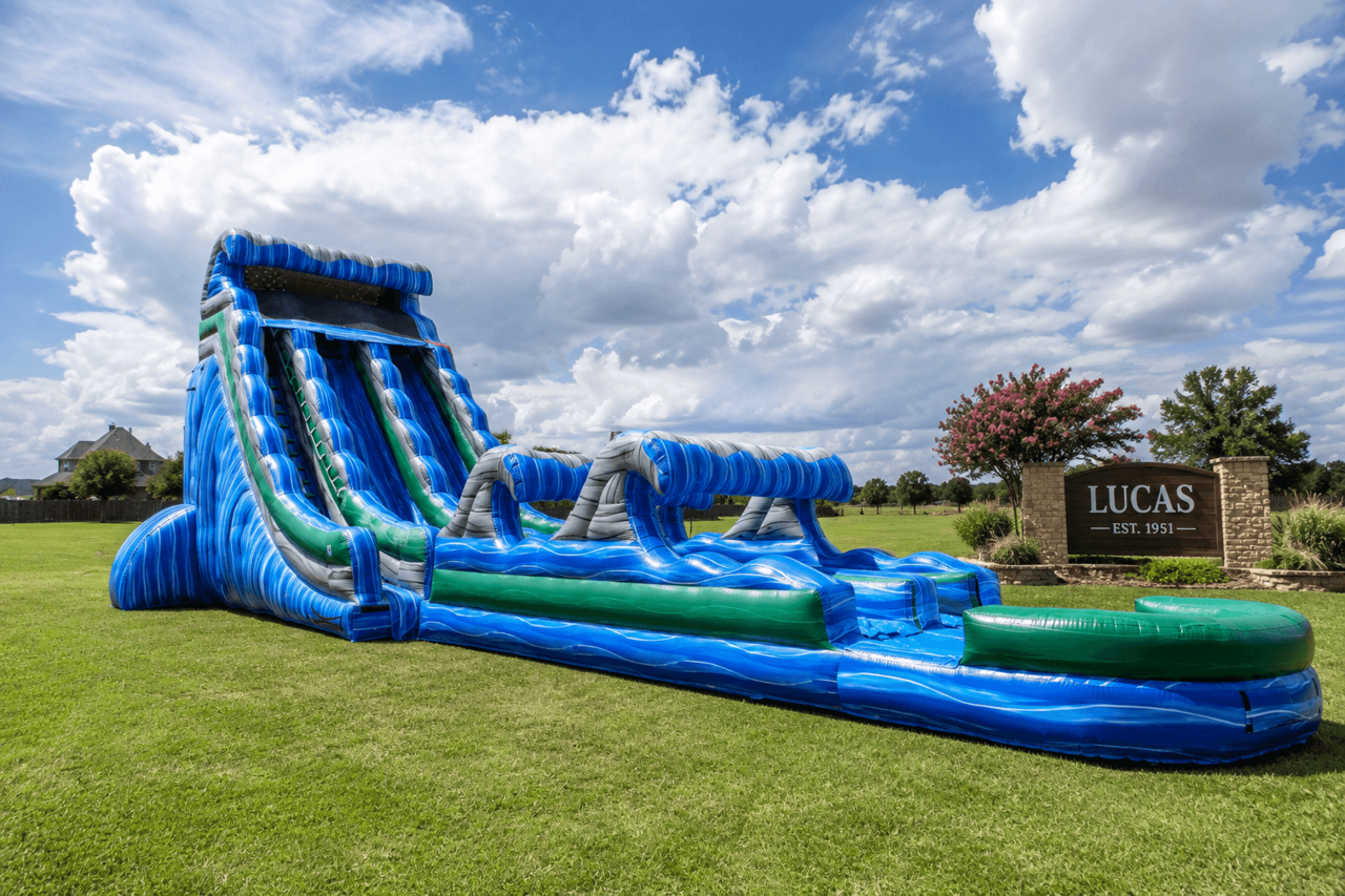 Lucas TX water slide and bounce house rental from Fun Times Party Rental