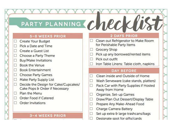 Party Planning