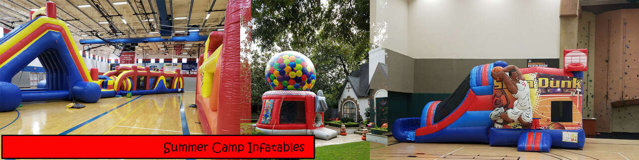 Inflatables at Summer Camp