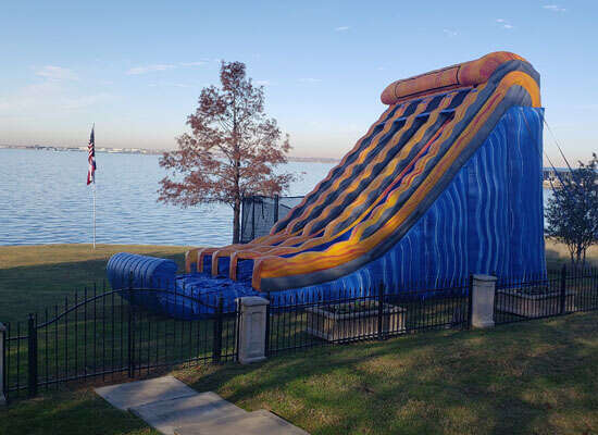 Triple Threat Inflatable Slide