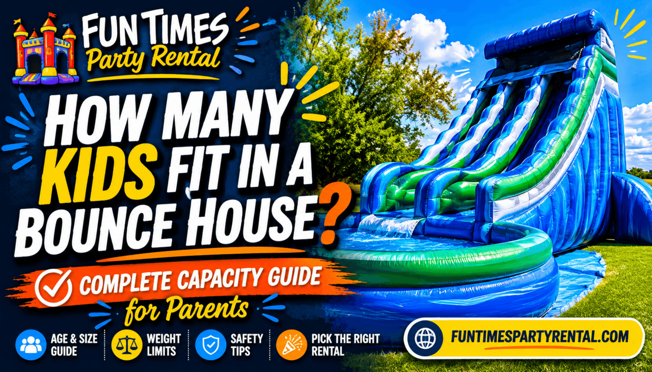 How many kids can fit in a bounce house capacity guide