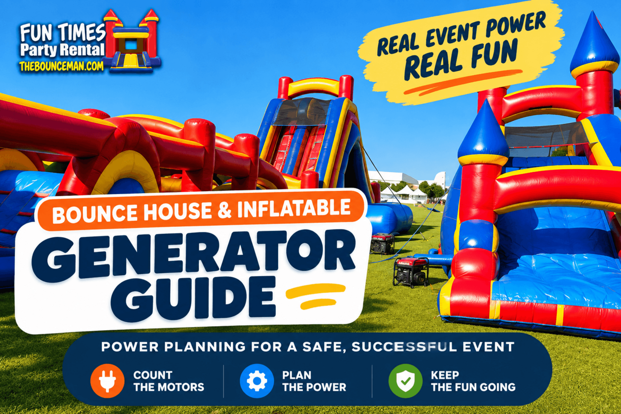 Bounce house and inflatable generator guide