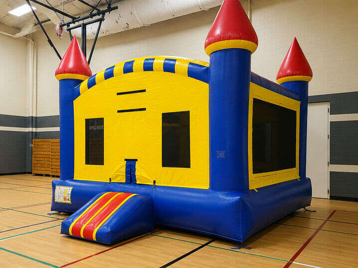 Clean bounce house setup for preschool and childcare events