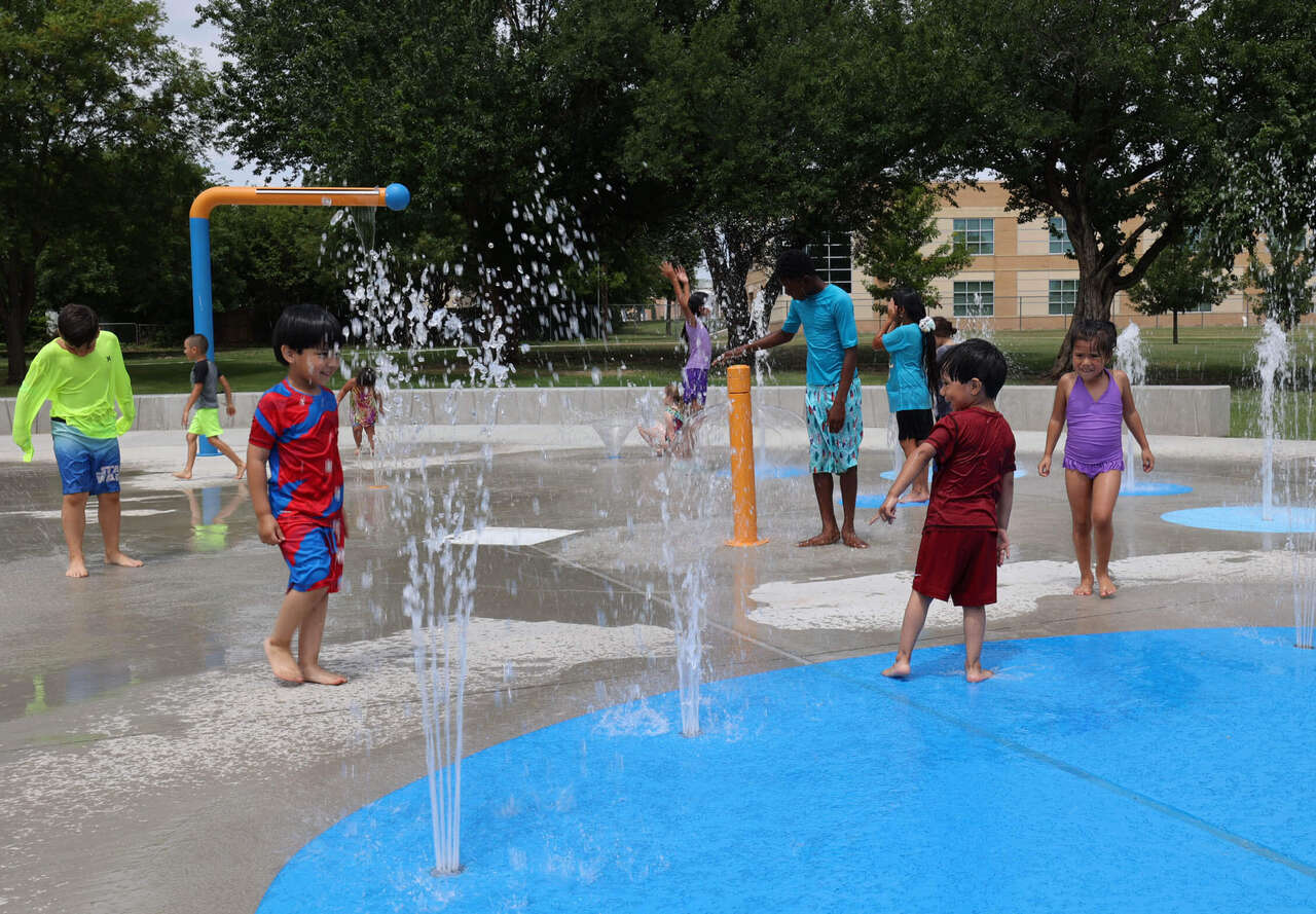 Embree Park Splash Pad in Garland Texas