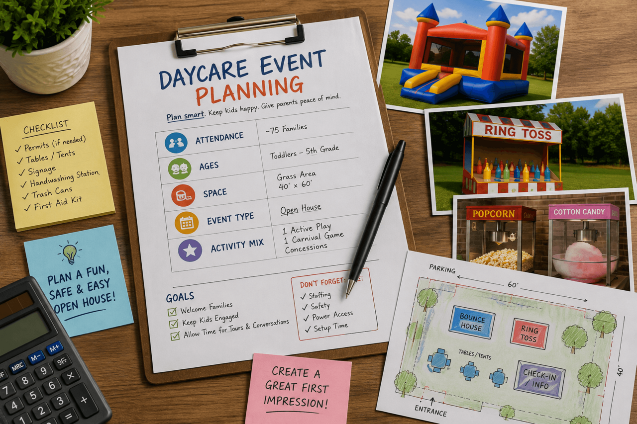 Daycare event planning guide for directors and staff
