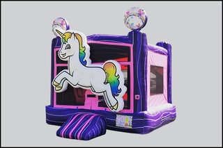 3D Unicorn Bounce House 105