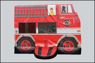 Fire Truck Bounce House 216