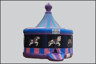 Princess Carousel Bounce House 222