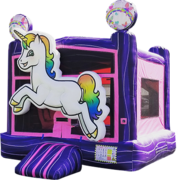3D Unicorn Bounce House 105