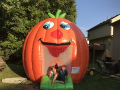 Halloween Pumpkin Bounce House