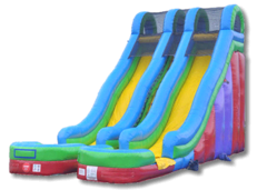 24 foot Tall Double Lane  Dry Slide 