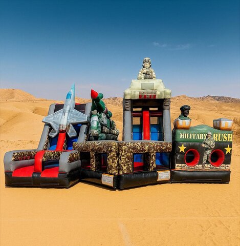 Giant All Out Military Rush Obstacle Course