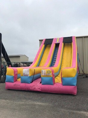 24 Foot Double Drop Slide