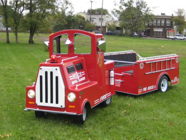 Firetruck Trackless Train -  12 Passenger