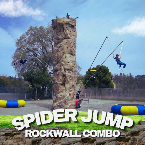 Rock Climbing Wall Bungee Combination