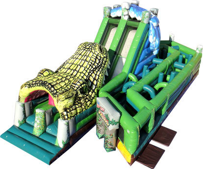 Jungle Alligator Obstacle Course