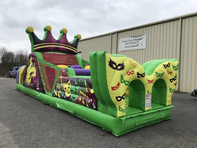 38 Foot Mardi Gras Obstacle Course