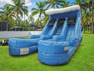 15 Foot Double Wave WaterSlide